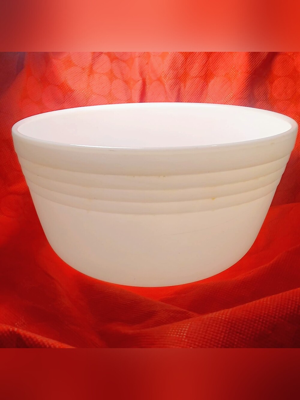 Vintage Pyrex Hamilton Beach Mixing Bowl~Large~ Milk Glass Vintage Pyrex